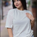White Solid Tee